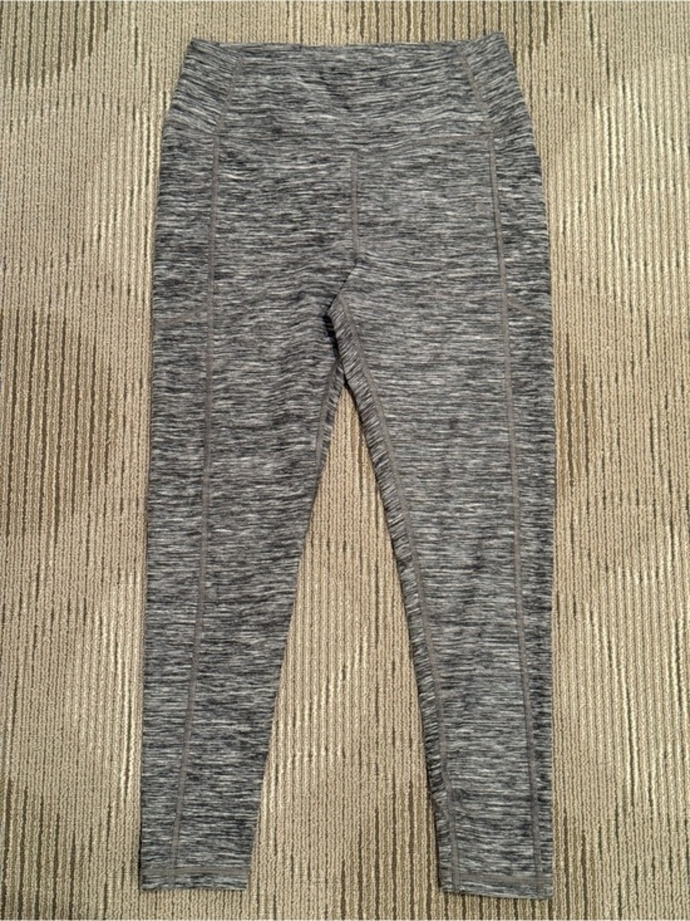 Victoria's Secret Gray & Gold Logo Leggings